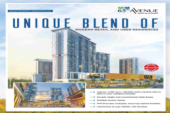 Experience a unique blend of modern retail and residences at M3M 65th Avenue in Sector 65, Gurgaon